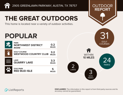 2905 Greenlawn very convenient!  Allandale Austin Ranch House